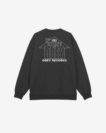 HOUSE OF OBEY RECORDS PREMIUM CREWNECK