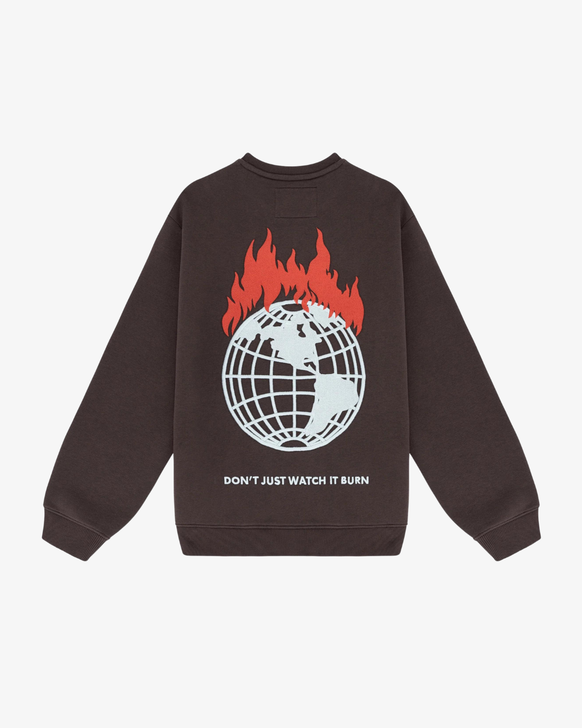 OBEY X NAPAPIJRI DONT JUST WATCH IT BURN CREWNECK